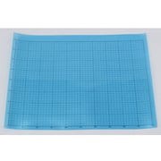 TRUSCO 液晶保護フィルム フッ素反射防止 基材100ミクロン シリコン粘着剤50ミクロン 400MM×500MM 方眼印刷、R定規付 TEHF4050NR