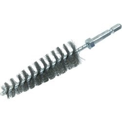 6TNB1424SUS [TRUSCO 六角軸テーパーネジリブラシ ステンレス線 0.2Φ 14Φ～24Φ穴用]