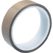 TRUSCO フッ素樹脂ガラス粘着テープ 厚み0.13mm 幅25mm×10m TF01325X10