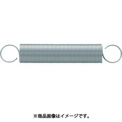 TRUSCO 引張ばね ステンレス D6.3xd0.5XL43.4(10個入り) TESS77170