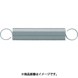 TRUSCO 引張ばね ステンレス D8xd0.55XL24.3(10個入り) TESS77179