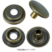 TRUSCO ハトメボタン 金ブロンズメッキ 15mm 10組入り P-THB15-GBM
