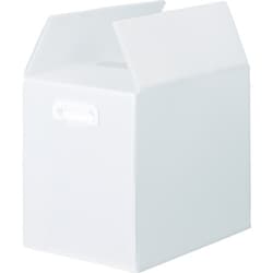 TDPB4D5TM [TRUSCO ダンボールプラスチックケース 5枚セット B4サイズ 取っ手穴なし 半透明]