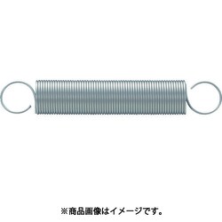 TEST88196 [TRUSCO 引張コイルバネ スチール D13.5Xd1XL57.8(3個入り)]