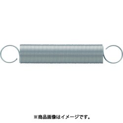 TEST88215 [TRUSCO 引張コイルバネ スチール D9.25Xd1.25XL46.7(5個入り)]