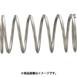 TRUSCO ステンレス圧縮コイルばね D19Xd1.4XL84(3個入り) TSS55211