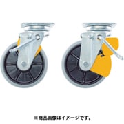 TWUJB150RSP [TRUSCO プレス製ナイロンホイールウレタンキャスター 自在 右ブレーキサインプレート150Φ]