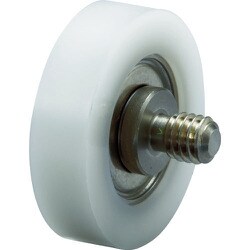 TRUSCO 樹脂ベアリング Eシリーズ フラットタイプ六角穴 外径20mm M5 TEFS2006M5