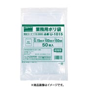 U1015 [TRUSCO 0.15mm厚手ポリ袋 縦150×横50  透明 (50枚入)]