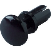 TRUSCO プッシュリベット 板厚3.2~4.1mm 穴径3.6Φ 長さ5.5 黒 50個入 TPR3555BK