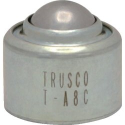 TA8C [TRUSCO ボールキャスター プレス成型品上向用 スチール製ボール]