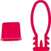 BETR10 [TRUSCO みかんネット用留め具 赤 10個入]