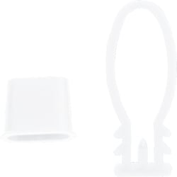 BETW10 [TRUSCO みかんネット用留め具 白 10個入]