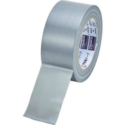 TRUSCO カラー布粘着テープ 幅50mm長さ25m シルバー CNT5025SV