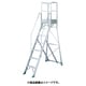 TDAD210900TF [TRUSCO 折りたたみ式作業用踏み台 高さ2.10m 高さ900手すりフルセット付き]