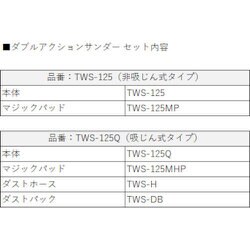 ヨドバシ.com - トラスコ中山 TRUSCO TWS125Q [TRUSCO 吸塵式ダブル