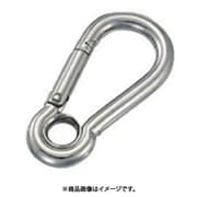 A4 [水本 ステンレス スナップフックA型(リング付) 線径4mm長さ45mm]
