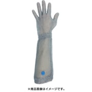 WILCO550L [ミドリ安全 ステンレス製 耐切創クサリ手袋 5本指 ロングタイプ WILCO-550 Lサイズ 1枚]