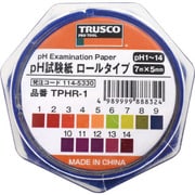 TPHR1 [TRUSCO pH試験紙 ロールタイプ 7mm×5M Ph1～14]