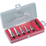 83SBS5 [エイト 六角ソケットビット 標準寸法(差込角9.5mm)5本セット 4～10mm]