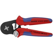 975304 [KNIPEX ワイヤーエンドスリーブ自動調整圧着ペンチ 四角クランプ]