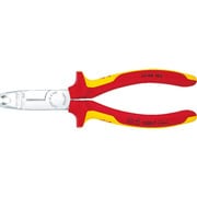 1346165 [KNIPEX ニッパー機能付きワイヤストリッパー(絶縁タイプ) 165mm]