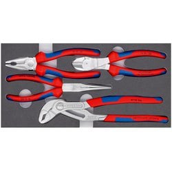 002001V17 [KNIPEX 002001V17 プライヤーセット ウレタントレイ入り]