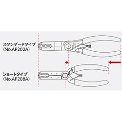 ヨドバシ.com - 京都機械工具 KTC AP208B [クリップクランププライヤ