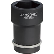 ABP8-4120TP [25.4SQ インパクトレンチ用ホイールナットコンビソケット 薄肉 41×20mm]