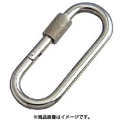 P4B [水本 ステンレス プチカラビナ(環付) 線径4mm長さ38mm]