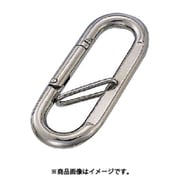 PK4 [水本 ステンレス プチカラビナ(ハズレ止め付) 線径4mm長さ40mm]