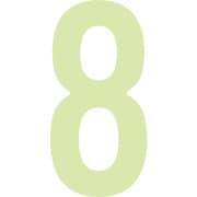 AILUMI508 [IM 中輝度蓄光カッテイング文字 数字 8]