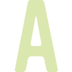 AILUMI50A [IM 中輝度蓄光カッテイング文字 英字 A]