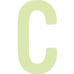 AILUMI50C [IM 中輝度蓄光カッテイング文字 英字 C]