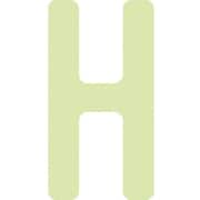 AILUMI50H [IM 中輝度蓄光カッテイング文字 英字 H]