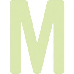 AILUMI50M [IM 中輝度蓄光カッテイング文字 英字 M]