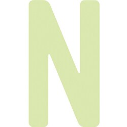 AILUMI50N [IM 中輝度蓄光カッテイング文字 英字 N]