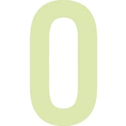 AILUMI50O [IM 中輝度蓄光カッテイング文字 英字 O]