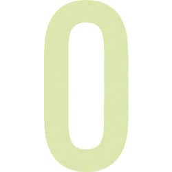 AILUMI500 [IM 中輝度蓄光カッテイング文字 数字 0]