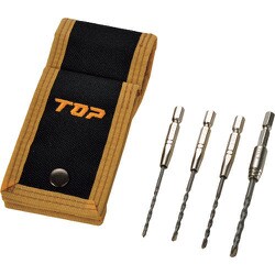 TOP コンクリートドリル4本セット ECD3043DKS