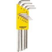 BLX10B [ボンダス ボールポイント L-レンチ ロング メッキ インチ セット10本組(1/16-1/4)]