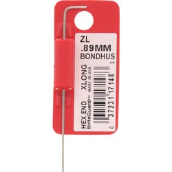 ZL0.89MM [ボンダス 六角L-レンチ エクストラロング 0.89mm]