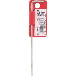 ZL2.5MM [ボンダス 六角L-レンチ エクストラロング 2.5mm]