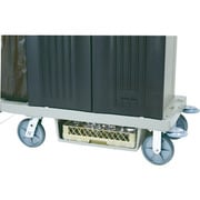 ラバーメイド ハウスキーピングカート用底面ラックキット プラチナ RM6196PT