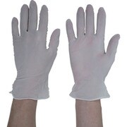 ビニスター ストレッチビニール極うす手袋 粉無(100枚入) L 823L