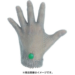 WILCO050SS [ミドリ安全 ステンレス製 耐切創クサリ手袋 5本指 WILCO-050 SSサイズ 1枚]