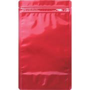 AL1420R [セイニチ 「ラミジップ」 アルミカラースタンドタイプ 赤 200×140+41 (50枚入)]