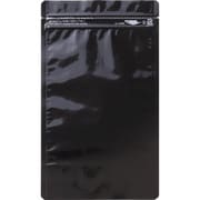 AL1420BK [セイニチ 「ラミジップ」 アルミカラースタンドタイプ 黒 200×140+41 (50枚入)]