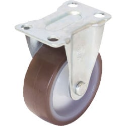 ユーエイ キャスター 固定車75径ナイロンホイルウレタン(B入り)車 SR75UHF