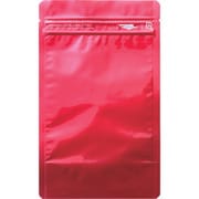 AL1216R [セイニチ 「ラミジップ」 アルミカラースタンドタイプ 赤 160×120+35 (50枚入)]